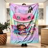 Gabby's Dollhouse Print Blanket - Soft & Comfortable, for Bedroom, Travel, Sofa, Home Decoration - Birthday Christmas Gift for Friend