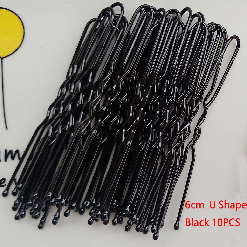 6cm U-förmige Legierung Haarnadeln Wellenförmige Haarspangen Einfache Metall Haarklammern Barrettes Brautfrisur Designwerkzeuge Haarnadeln