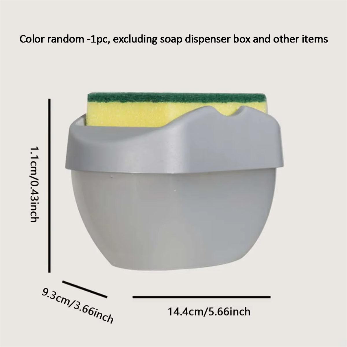 

1pc - Kitchen utensil washing solution box, bottle separator, cleaning utensil accessories, color random