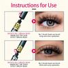 2-in-1 Long und Curl Mascara Geschwungene Wimpern - Lang anhaltend - Natürliche Länge - Natürliche Dicke - Geschwungene Mascara - Einfache Anwendung für Anfänger
