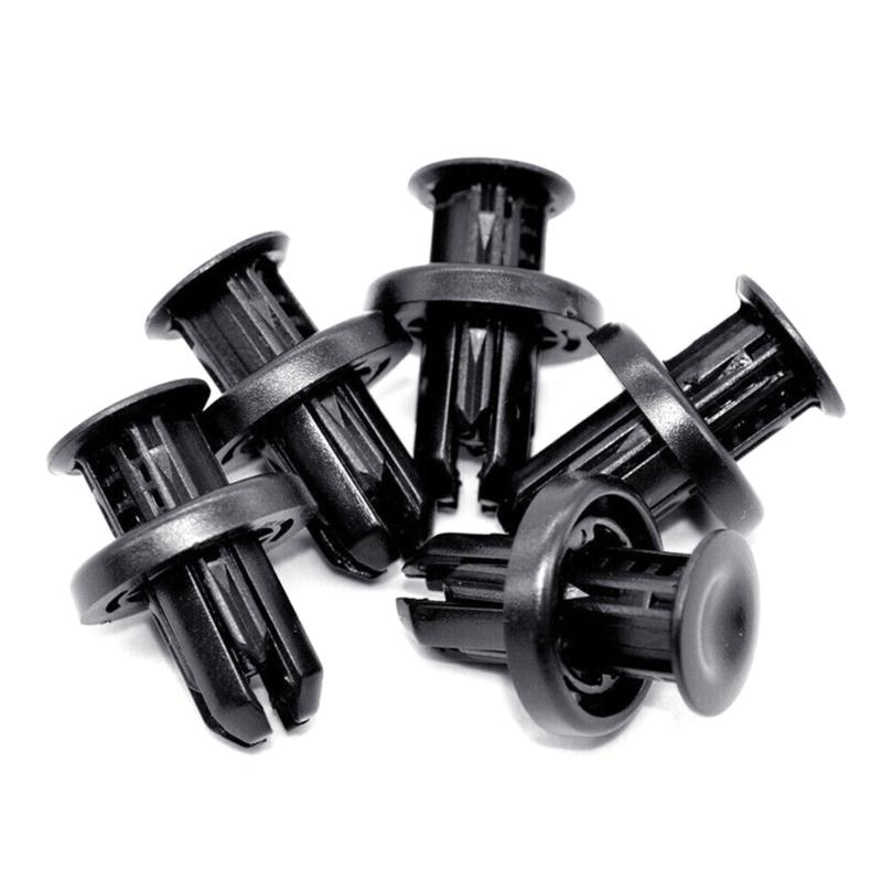 91505TM8003 Bumper Clips Suitable for 10mm Holes Weatherproof Plastic Fasteners Easy Snap Mechanism for Automotive