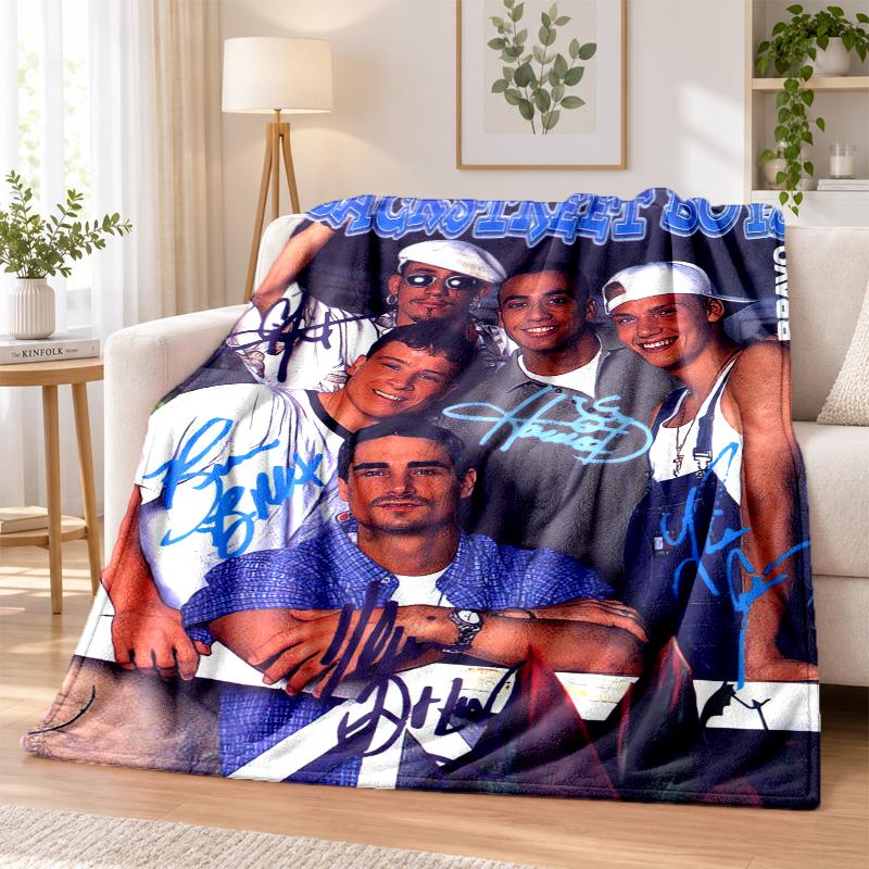 Backstreet Boys Flanell Überwurfdecke Weich Warm Gemütlich Für Sofa Bett Innen Haus Schlafzimmer Gebrauch