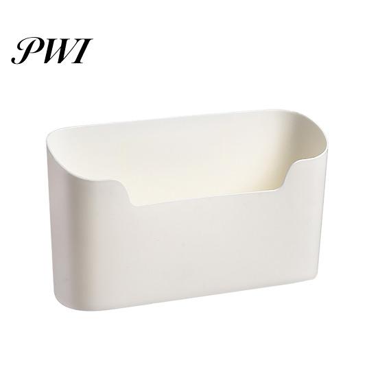 Wall-mounted Storage Box 2Pcs Wall-Mounted Kitchen Organiser Easy-clean Plastic Organizer Space-saving Container for Home Bathroom