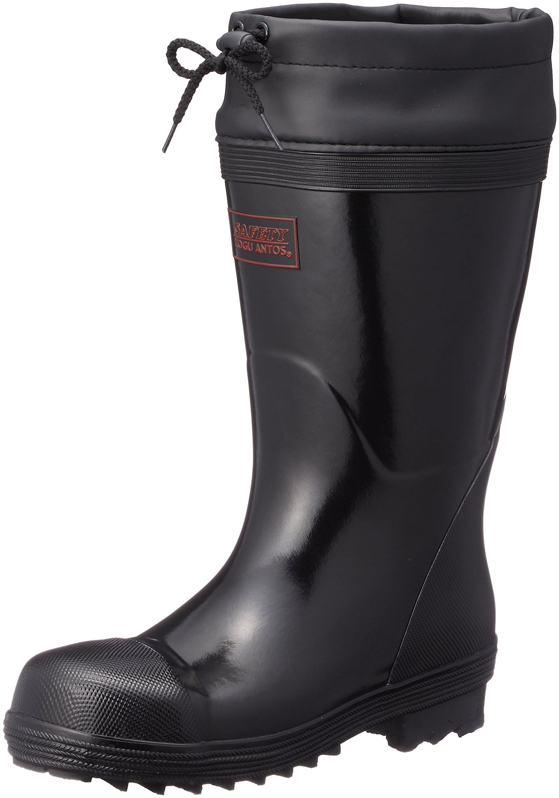

CO-COS Nobuoka LOGU ANTOS Safety Boots ZD-892, Black, Steel Toe Cap, Dry Mesh Lining, with Cover, Size 25.5-26.0 cm