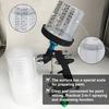 Disposable Paint Spray Gun Cup Liners and Lid System for Automotive Paint Gun 40 Pack 810ml 28oz Mixing Cup Liners 40