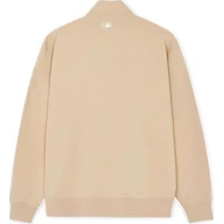 New MLB SS24 Sweatshirt Unisex Light Beige 3AMTB0241-45BGL