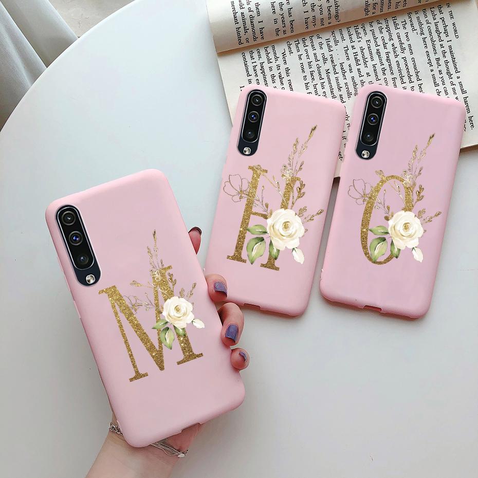 Case For Samsung Galaxy A50 A30 Case Silicone Cute Letters Soft Back Cover For Samsung Galaxy A30S A 30 50 A50S Case 2019 bumper