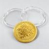 Luoyang Ancient City Metal Commemorative Coin, Peony Flower, Ancient Architecture Pattern Tourist Attraction Commemorative Medal, Cultural Creative