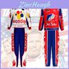 Ricky Bobby Short Sleeve Shirt And Hat Set Racing Cosplay Costume