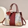 Elegant Chinese Embroidery Tote Top Handle Shoulder Crossbody Bag, Luxury Stylish Purse Perfect Mother’s Day Gift For Mother