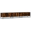 TV Cabinet Smoked Oak 240x35x41 cm Particleboard