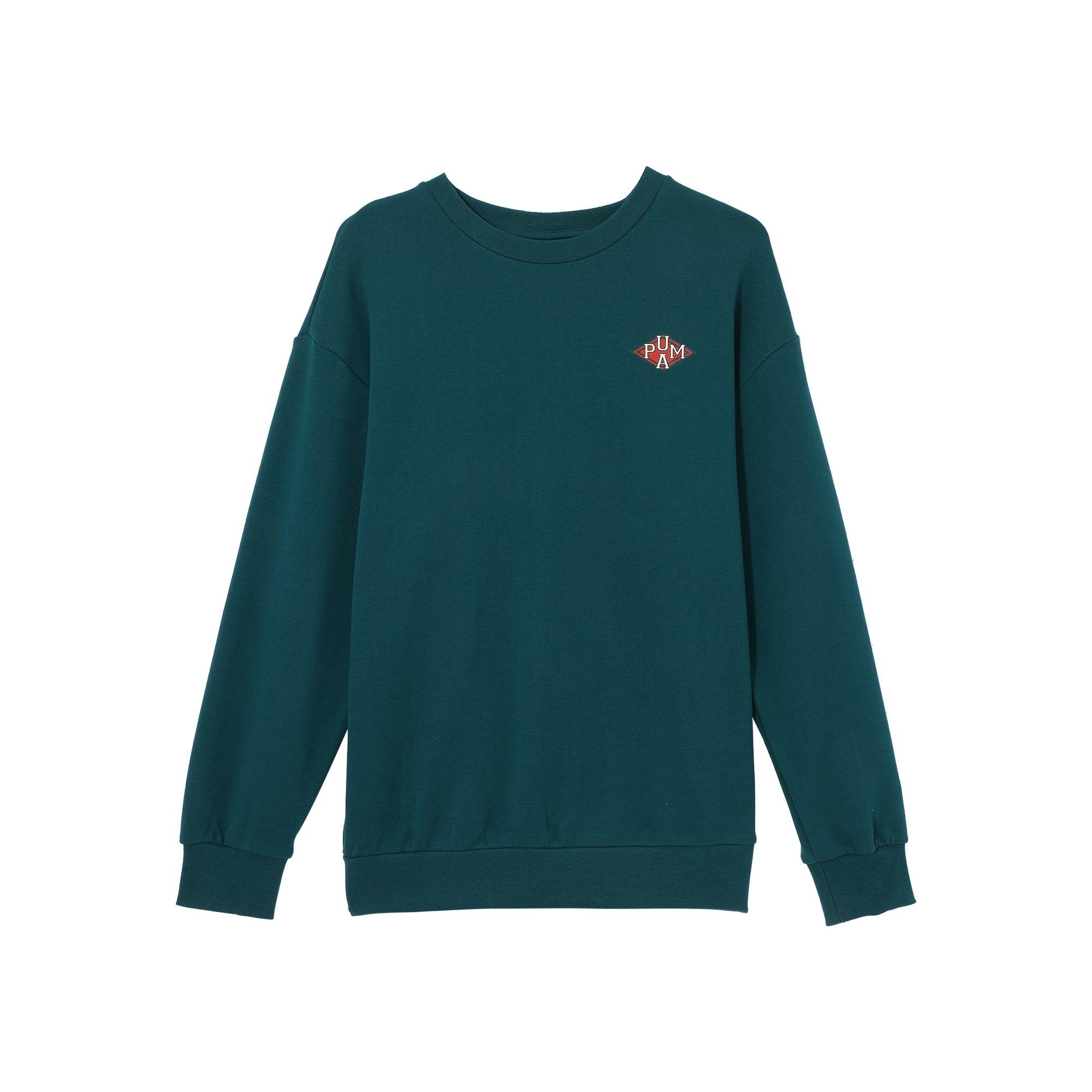 

New PUMA LEGACY Collection Sweatshirt Men s Green 632528-86 XL (185/104A)