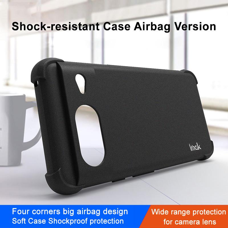 IMAK For Google Pixel 8 Scratch Resistant Phone Case Matte TPU Back Protector Cover