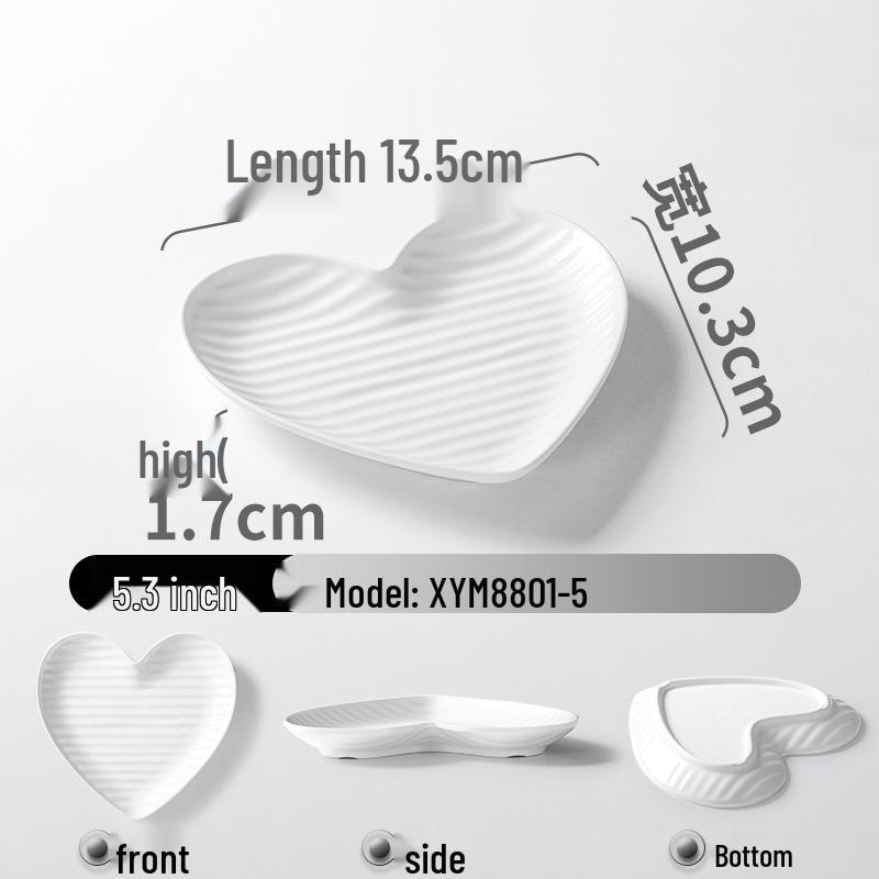 Zweifarbige Melamin-Tischware: Kleines Schalen- und Schalenset für Buffet und Grill-Dipsaucen.