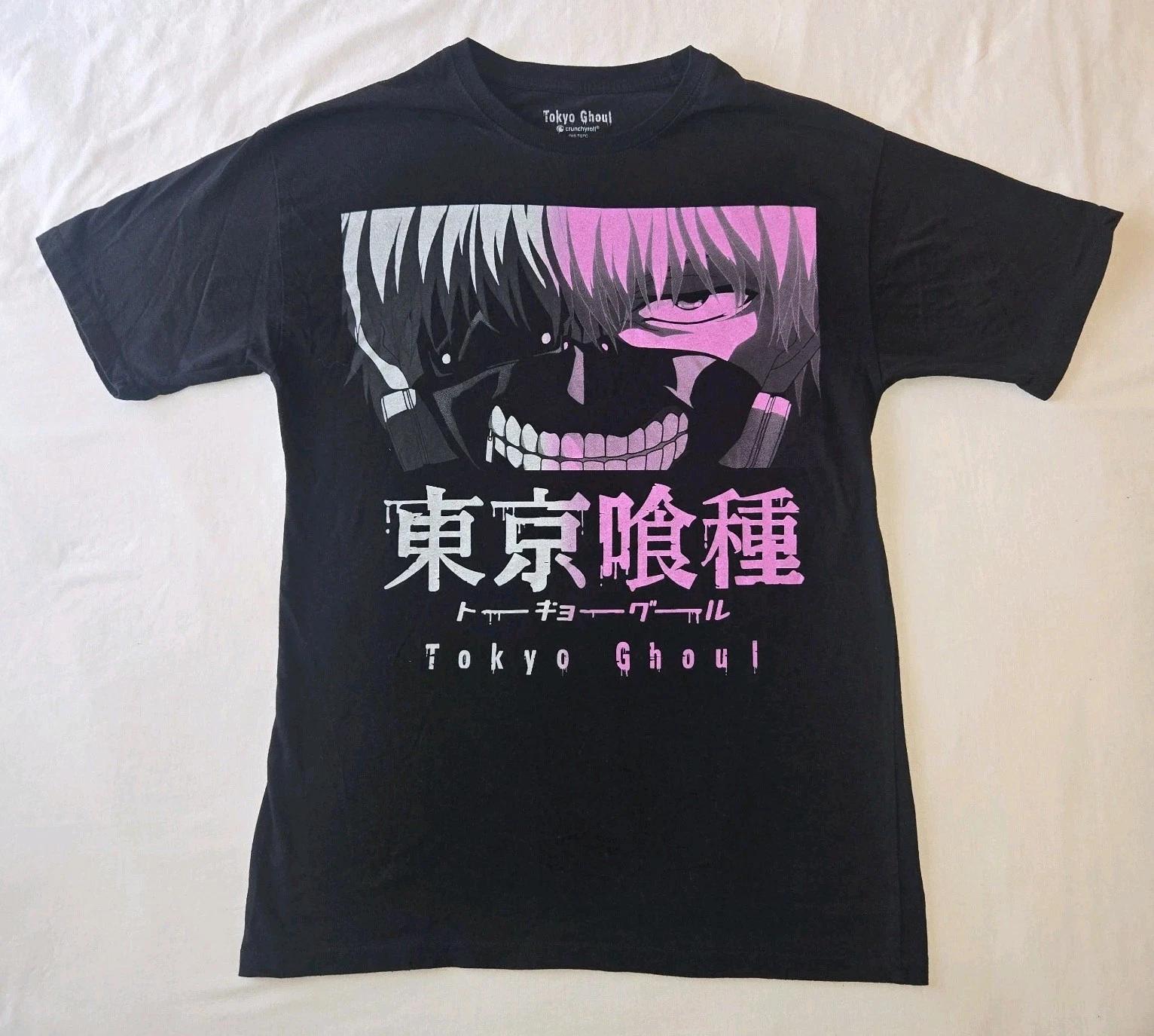 

Tokyo Ghoul Crunchyroll Men s Black Graphic Print T-Shirt Size Medium 3XL