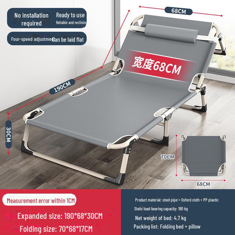 Folding Multifunctional Recliner Bed: Perfect for Home, Office, Outdoor Naps, and Camping.