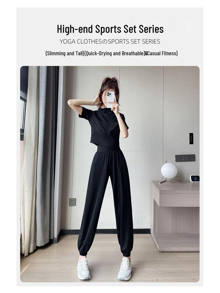 Women's 2025 Quick-Dry Sportswear Set: Running, Hiking, Yoga, Casual Fashion Outfit