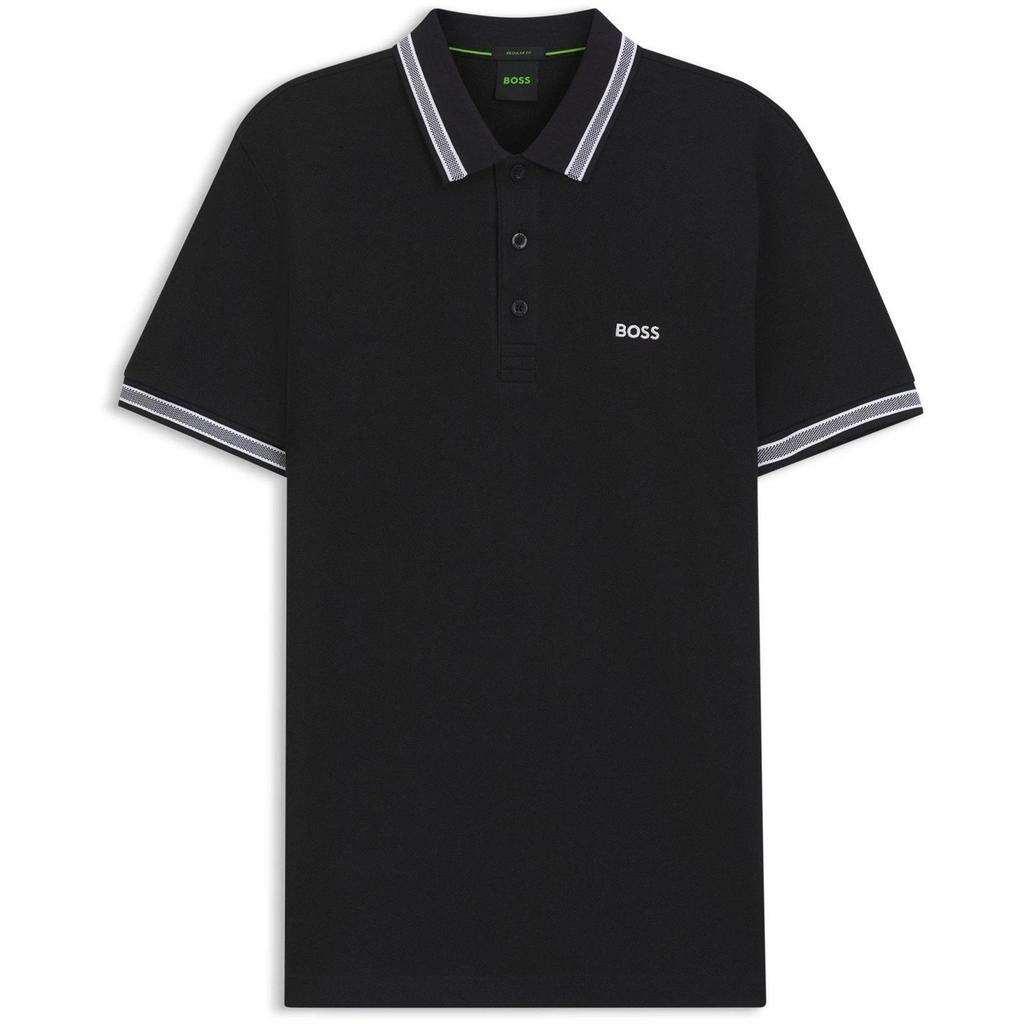 Boss Mens Paddy Contrast Tipped Polo Shirt