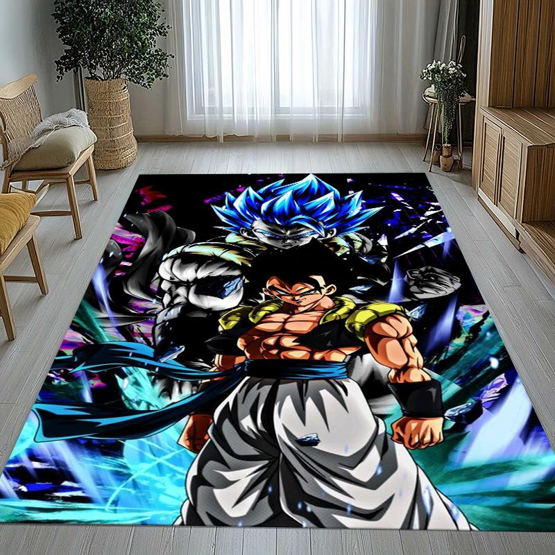Anime D-Dragon Ball Game Cartoon Living Room Non-Slip Area Rug Soft Carpet for Bedroom Kids Playroom Sofa,Home Decor Doormat