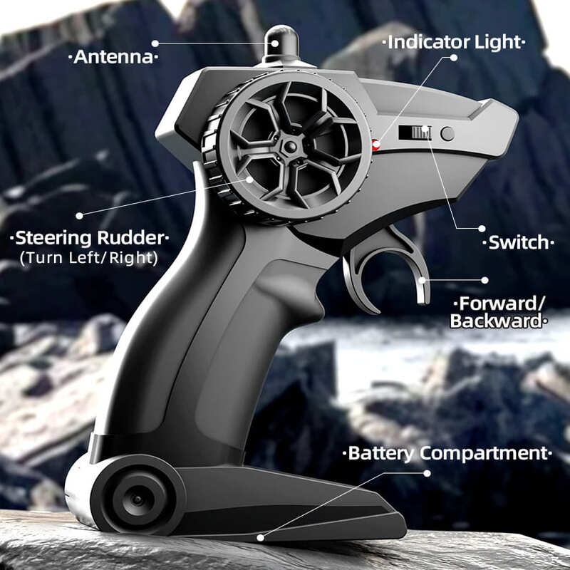 New Amphibious All-terrain Tracked Remote Control Car Gesture Sensing Full Proportional Throttle Children's Toy Boy Gift Electric Stunt Car