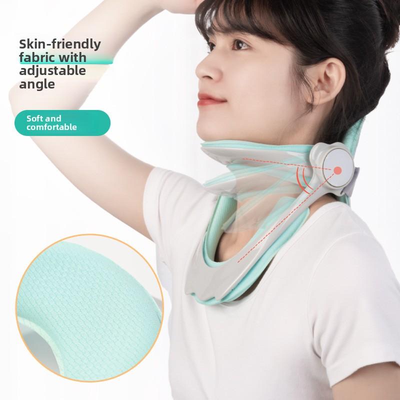 Adjustable Neck Support System - 5th Gen Ergonomic Cervical Collar for Adults & Kids with Posture Correction & Home/Office Use