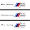 Original Car Size 3D Rear Trunk Emblem BMW F10 F20 F30 E90 F80 F87 X1 X2 X3 X4 X5m X6m M2 M3 M4 M5 M6Badge Car Stickers Logo