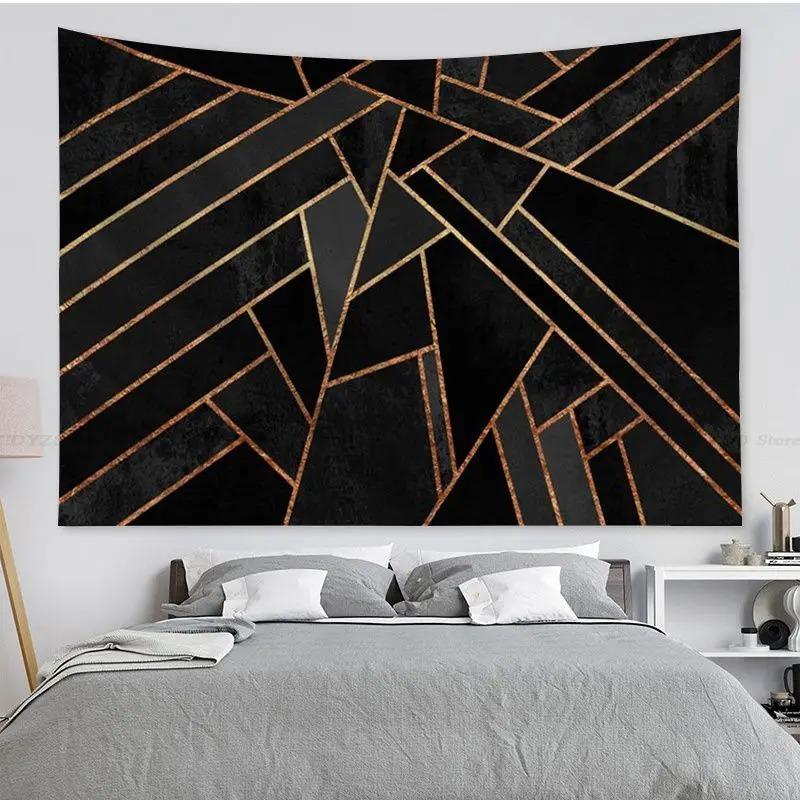 Geometric Pattern Colorful Tapestry Office Living Room Tapestry Home Wall Decoration Tapestry