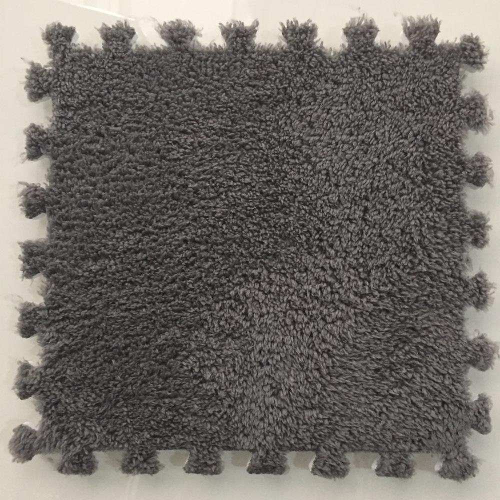 30*30 EVA Splicing Velvet Foam Pad Child Bedroom Treasure Crawling Mat