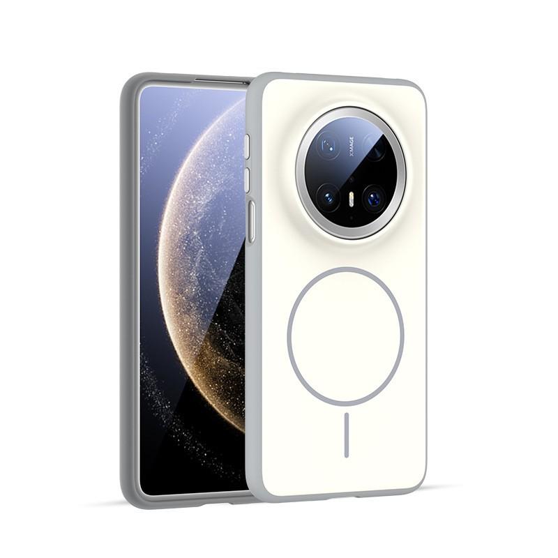 Magnetic Snap-on Phone Case Enjoy 90 Pro Max - Full Coverage Shockproof Skin-Friendly Matte Finish Dual-Tone Design Enjoy 90 Pro Max