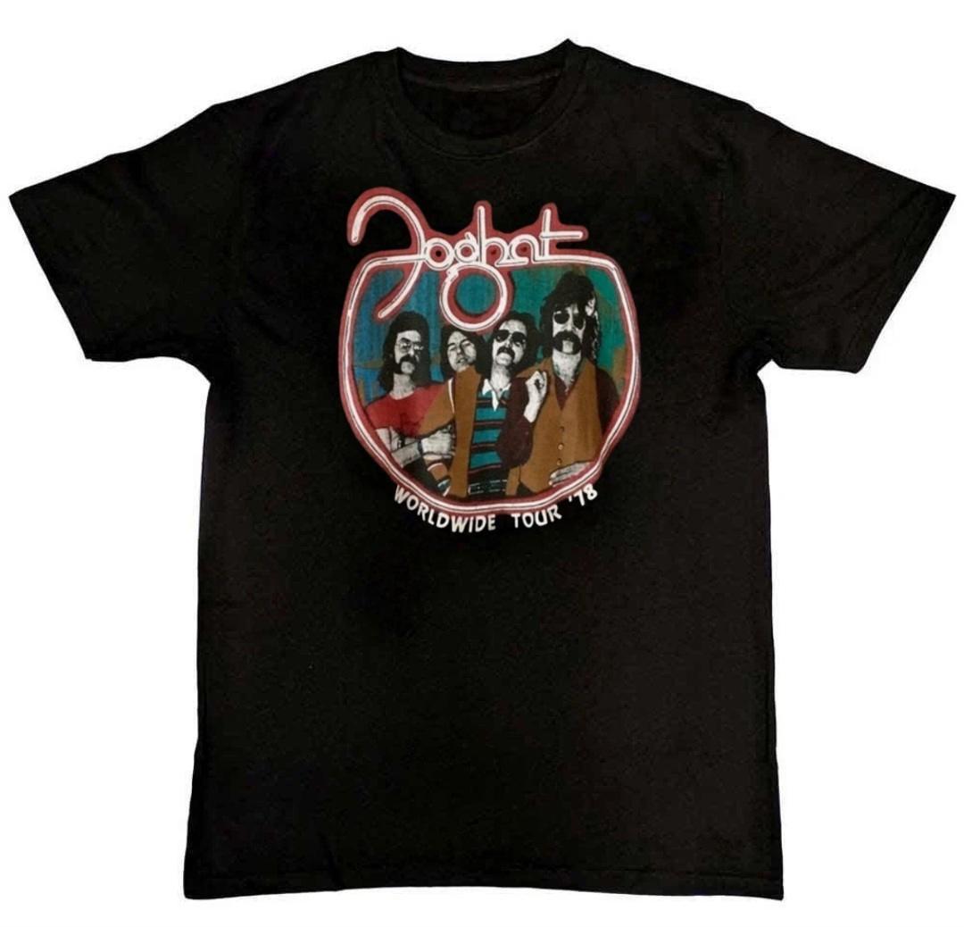1978 Foghat Vintage Tour Band Graphic Mens T-Shirt XXXXL