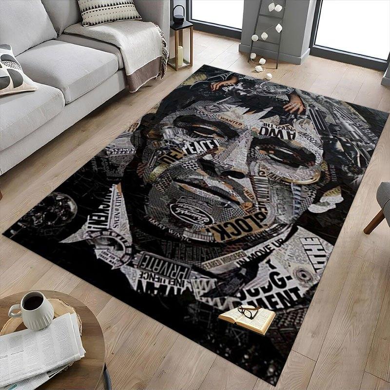 1ks Scarface Kancelářský Koberec Podložka pod Židli Měkká, Pohodlná, Pro Všechna Roční Období, Perfektní pro Domov, Ložnici nebo Kancelářský Dekor, Perfektní Dárek pro