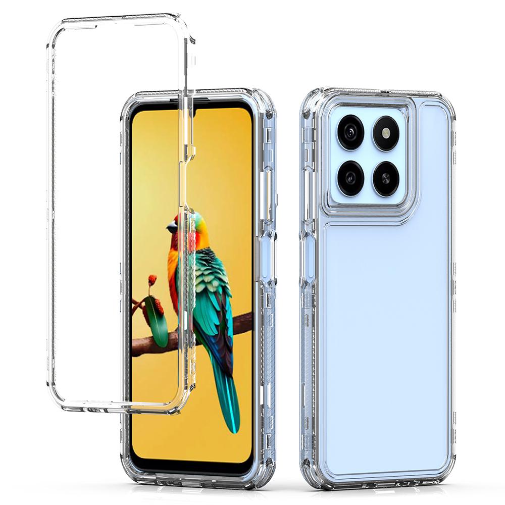 

For ZTE Blade A55/A35 Phone Case Acrylic TPU Clear Mobile Cover As Shown A