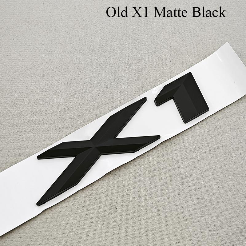3D ABS Car Styling Letters Rear Trunk Auto Decals Logo X1 X6 Sticker Emblem For BMW X1 X6 E84 E71 Exterior Accessories