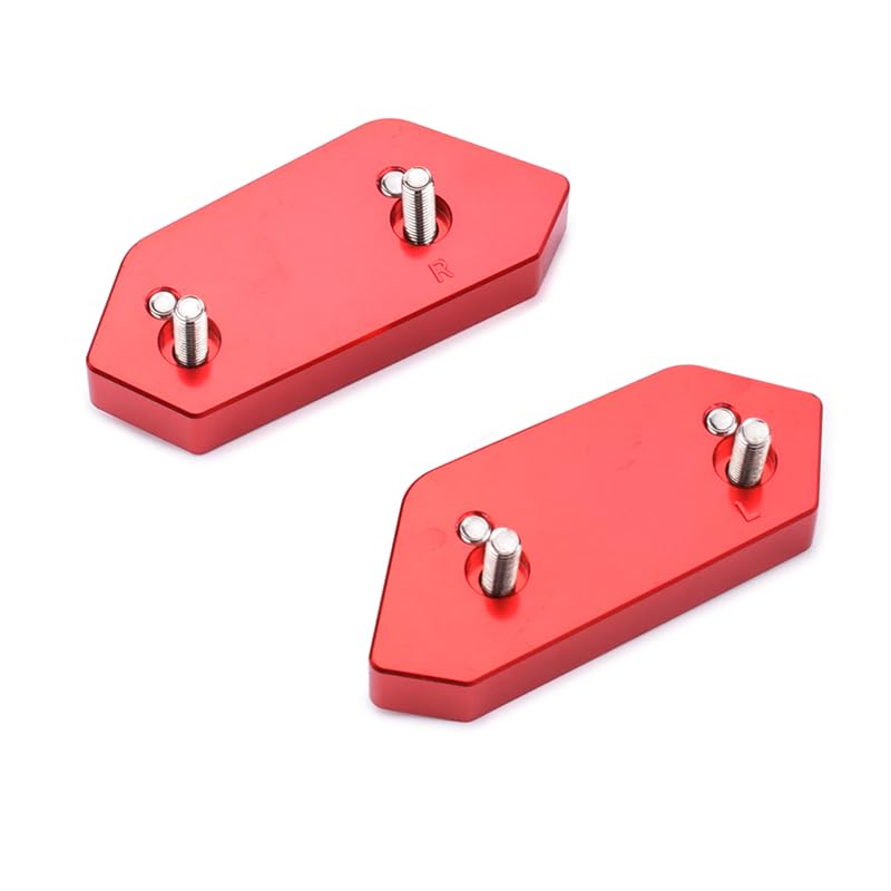 Zvýšení plexi motocyklu pro Kawasaki Ninja 400 Ninja 250 2018-2023 (Červené)