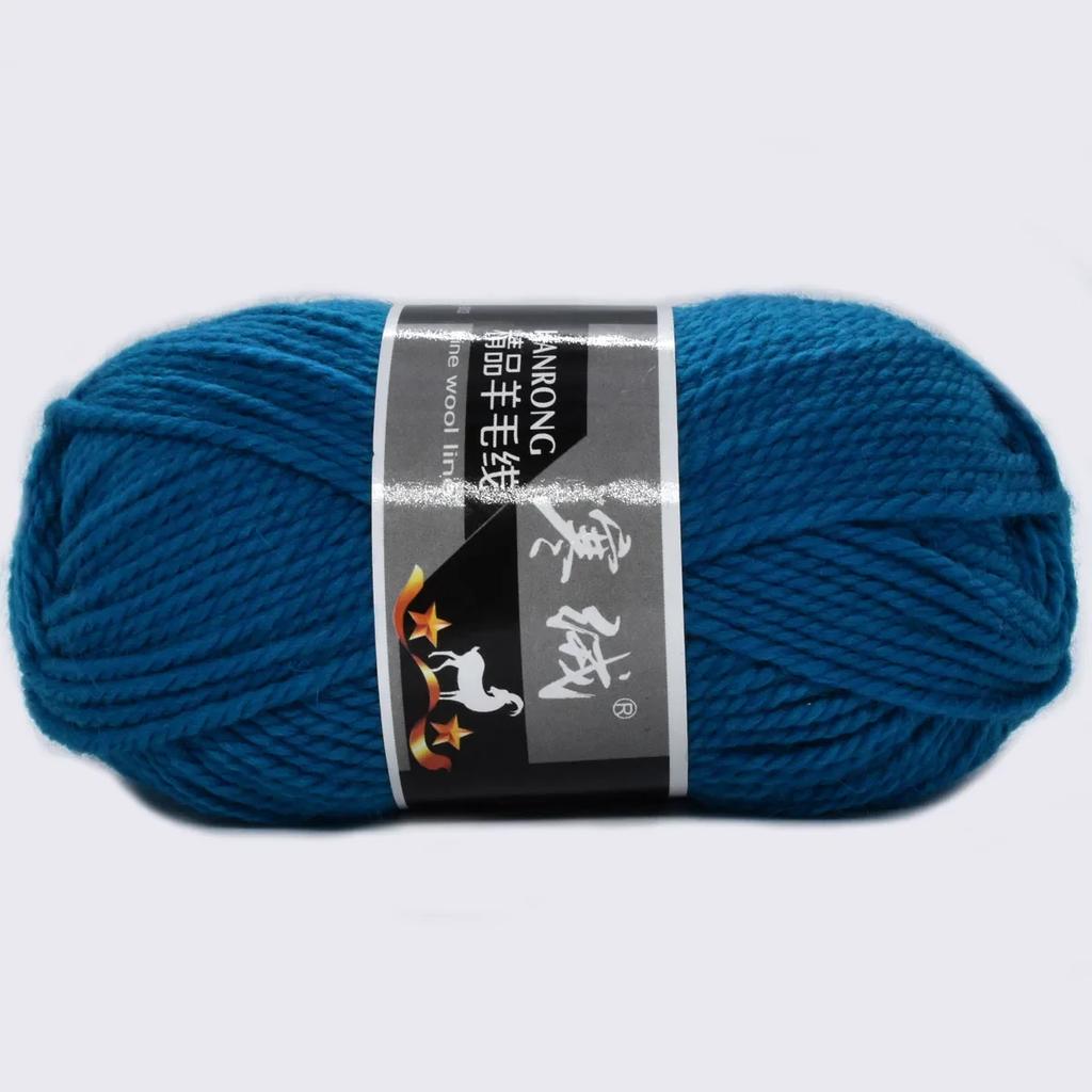 6 stk Supertykt Ullgarn 300g (10.56oz) for Strikking & Hekling Rask DIY Chunky Teppe Sjal Skjerf Ullbukser Tykt Håndverksgarn