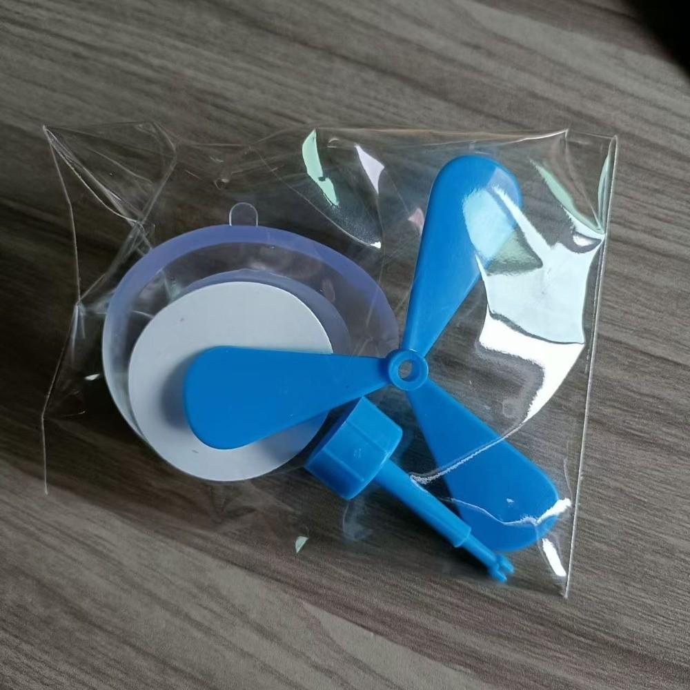 4pcs Plastic Bamboo Dragonfly Decor Sucker Mount Motorcycle Helmet Propeller  Helmet Accessories