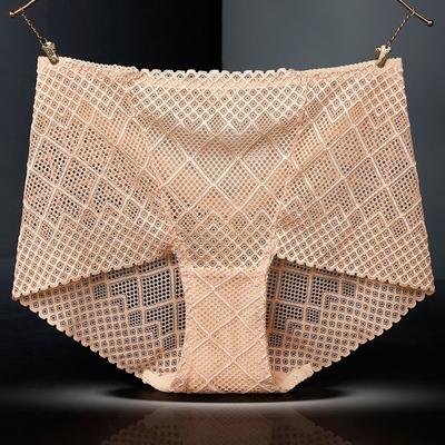 Yeni Kadın Nefes Külot Seksi Dantel Örgü Içi Boş Ipek Knickers Alt Pamuk Sağlık Külot Kaliteli Popo Kaldırıcı Pantolon Artı Boyutu