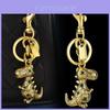 Dinosaur Keychain Metal Pendant With Electroplated Finish For Fashion Accessories