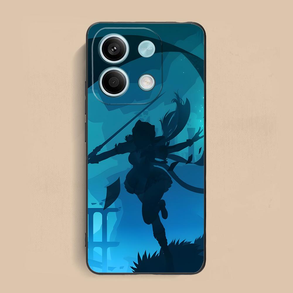 Game GI Lynette Matte TPU Mobile Phone Case for Xiaomi Redmi 15 14 13 12 A5 3 2 1 C Plus 4G 5G Colorful Printing Cover