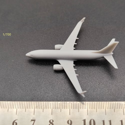 Military Model USA 737 MAX 8 Airliner with Panel Lines for Collection and Display (1/700 (56mm))