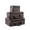 Travel Jewelry Case With Anti Scratch Interior And PU Exterior For Accessories Storage Box For Necklaces Earrings Rings