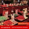 Handmade Everlasting Rose Bear DIY Kit for Valentine's & Qixi Festival