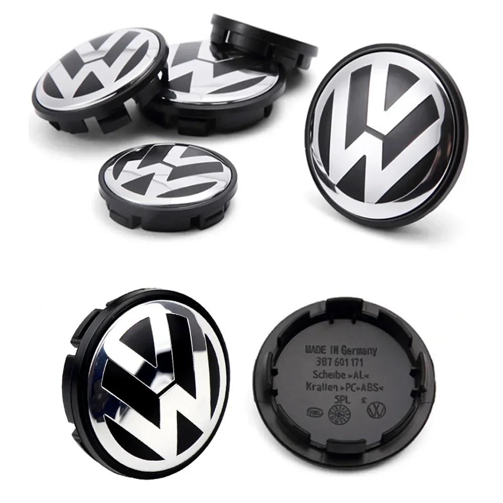 4pcs 55mm 65mm car styling wheel center wheel hub cap modification accessories suitable for VW Volkswagen Jetta MK5 Golf Passat