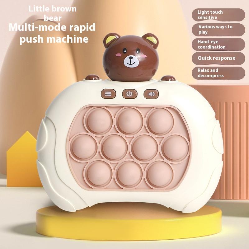 

Children s customs clearance, quick push game console, whack-a-mole press music, logical thinking, concentration, puzzle, decompression toys