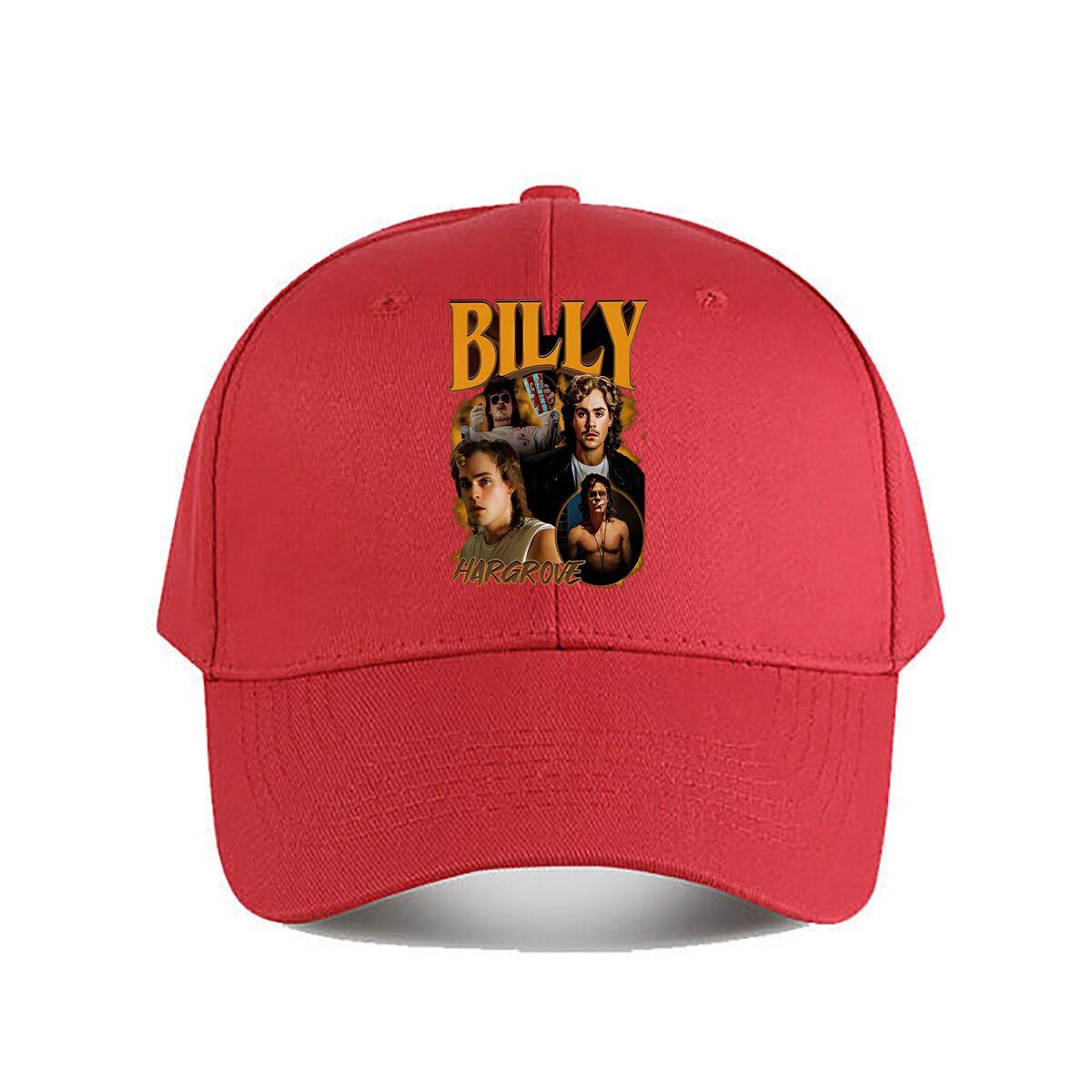 

Billy Hargrove Retro Collage Fan Design Baseball Cap Fashion Outdoor Sports Sunhat Unisex Snapback Cap WoUnisexs One Size