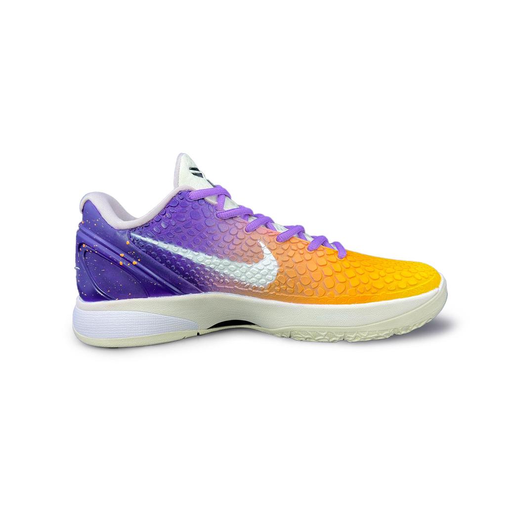 Nike Zoom Kobe 6 Protro 'All Star 2.0' Odolné proti oderu Protišmykové Nízke Basketbalové topánky Pánske Žltá Fialová FQ3546-100(Tím258-)