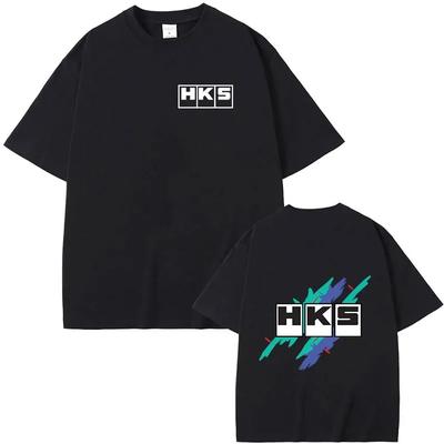Summer Japanese JDM Modified HKS Endless Men's T-shirt Fashion Print Short-sleeved Casual Soft Loose T-shirt for Men