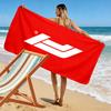 Red Beach Towel with Logo Design A Must-have Beach Towel for Beach Travel