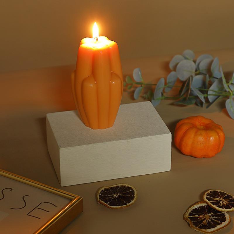 DIY Five Petal Flower Bud Tulip Scented Candle Silicone Mold Gypsum Drip Glue Home Crafts Decoration Mold