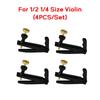 4PCS/Set Stringed Instrument Accessories Fiddle String Adjuster Metal Violin Spinner Tuning Screw